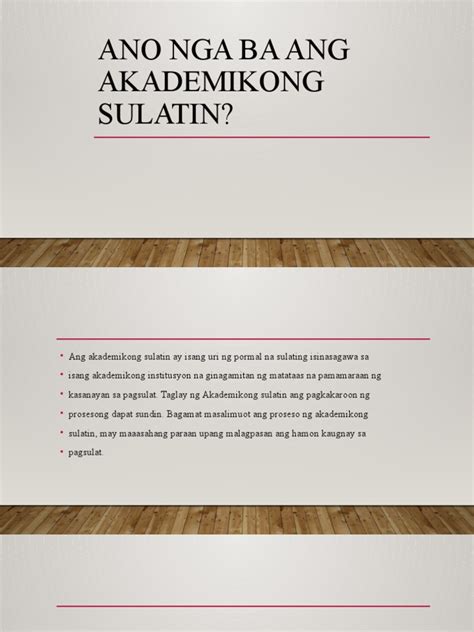 ano ang memorandum sa akademikong sulatin